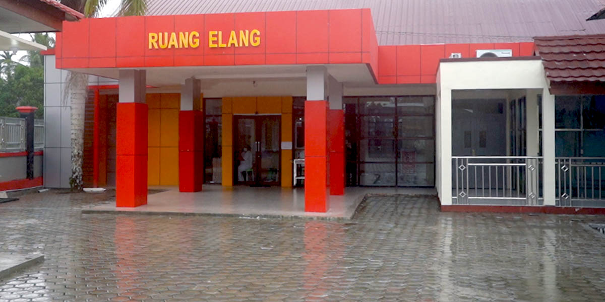 Ruang isolasi tekanan negatif di Gedung Elang RSUD Mimika.